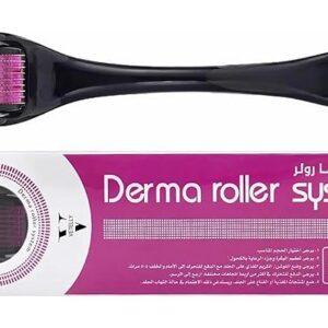 vetelly derma roller system 0.5mm titanium micro needles 540 needles for face care and hair growth 31.46